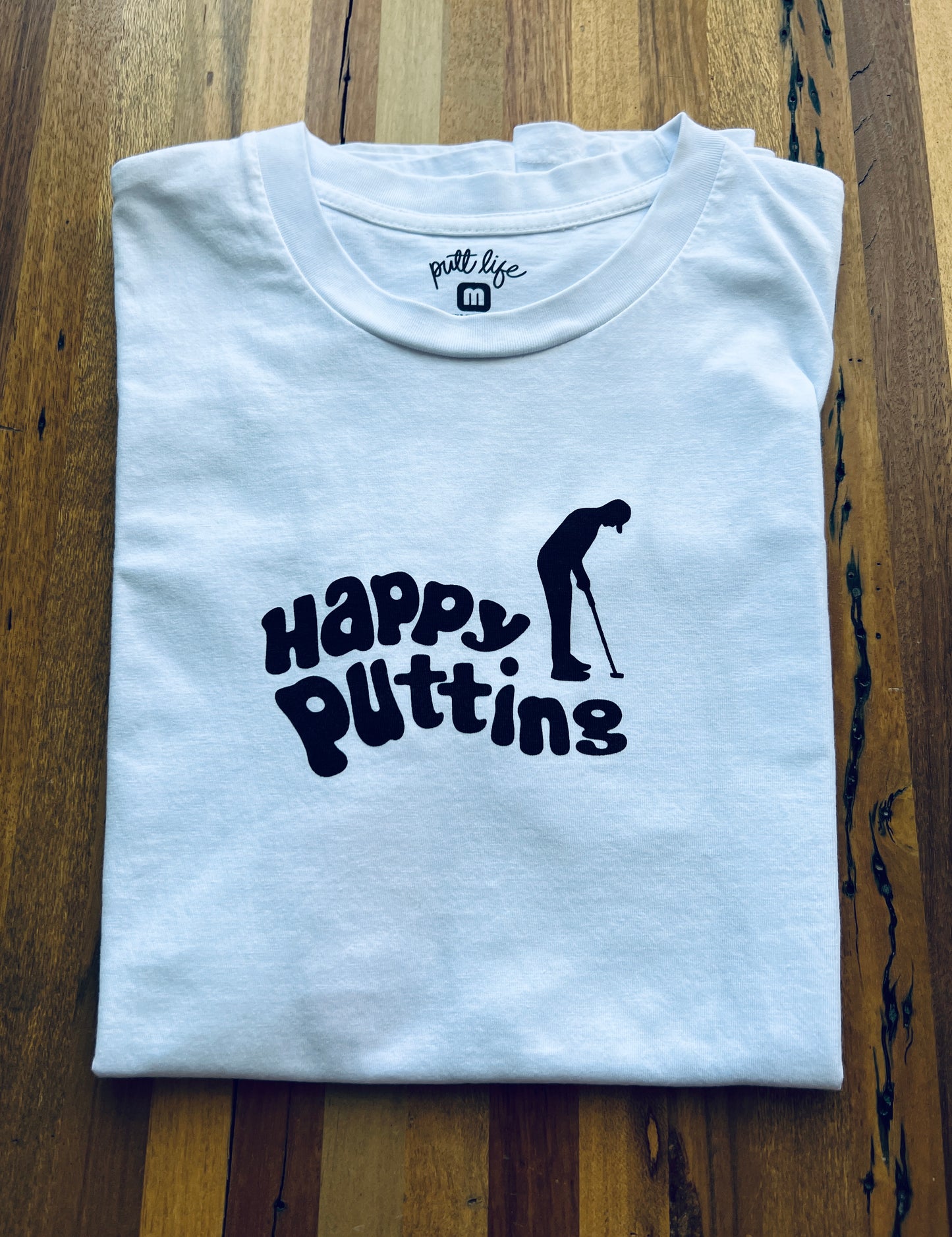 Happy Putting Tee WHITE