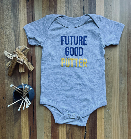 Future Good Putter Onesie HEATHER GRAY